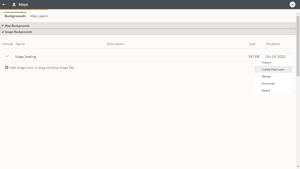 Create Map Layer from Map Image Background