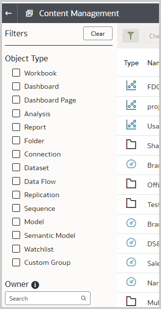 Image 3 - Filter options