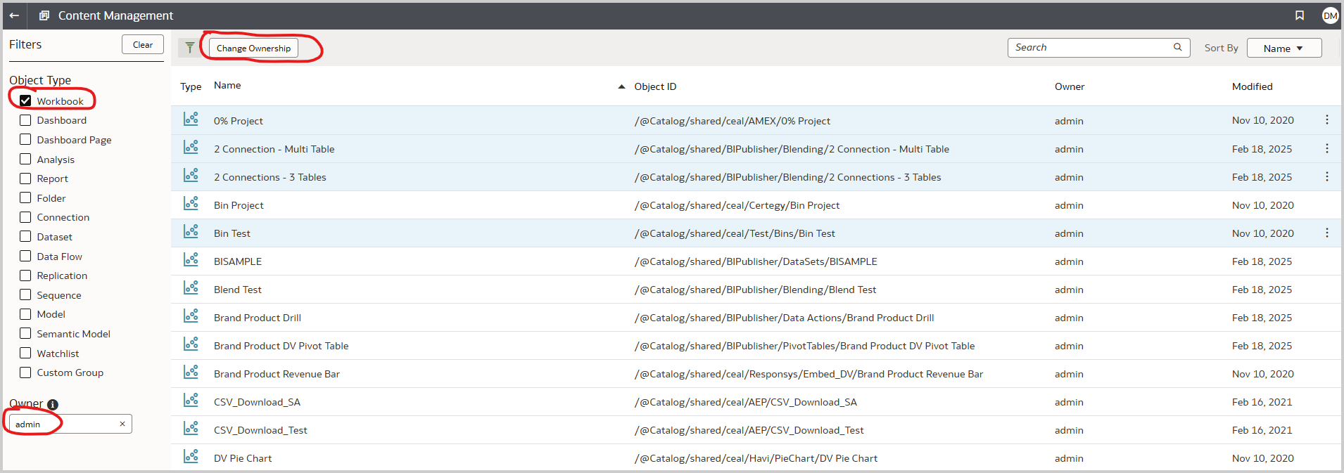 Image 4 - Click Change Ownership