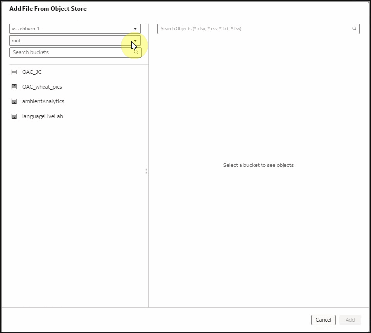 Navigating and searching compartments