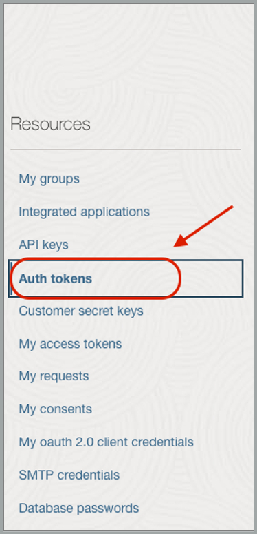 Auth Tokens