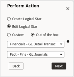 Edit Logical Star