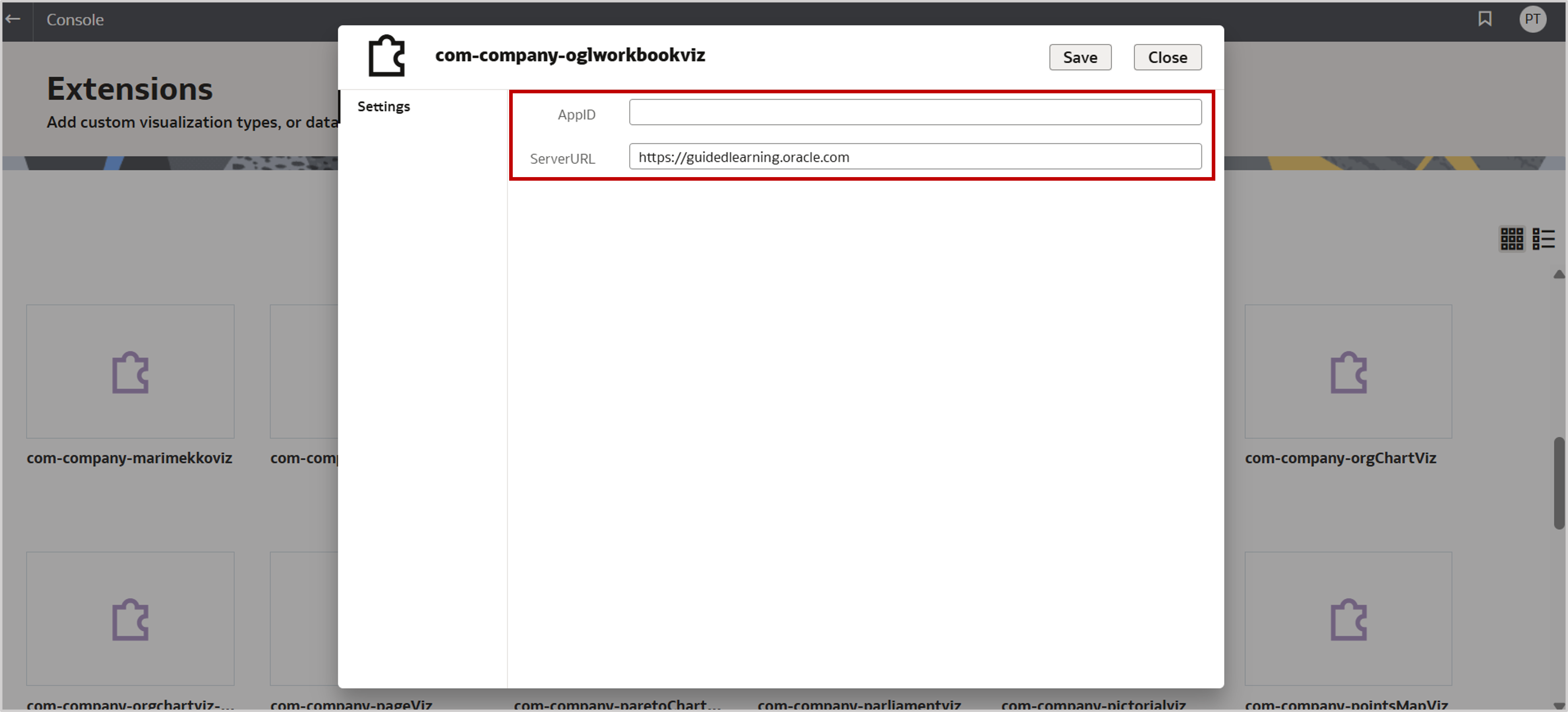 Entering AppID and ServerURL
