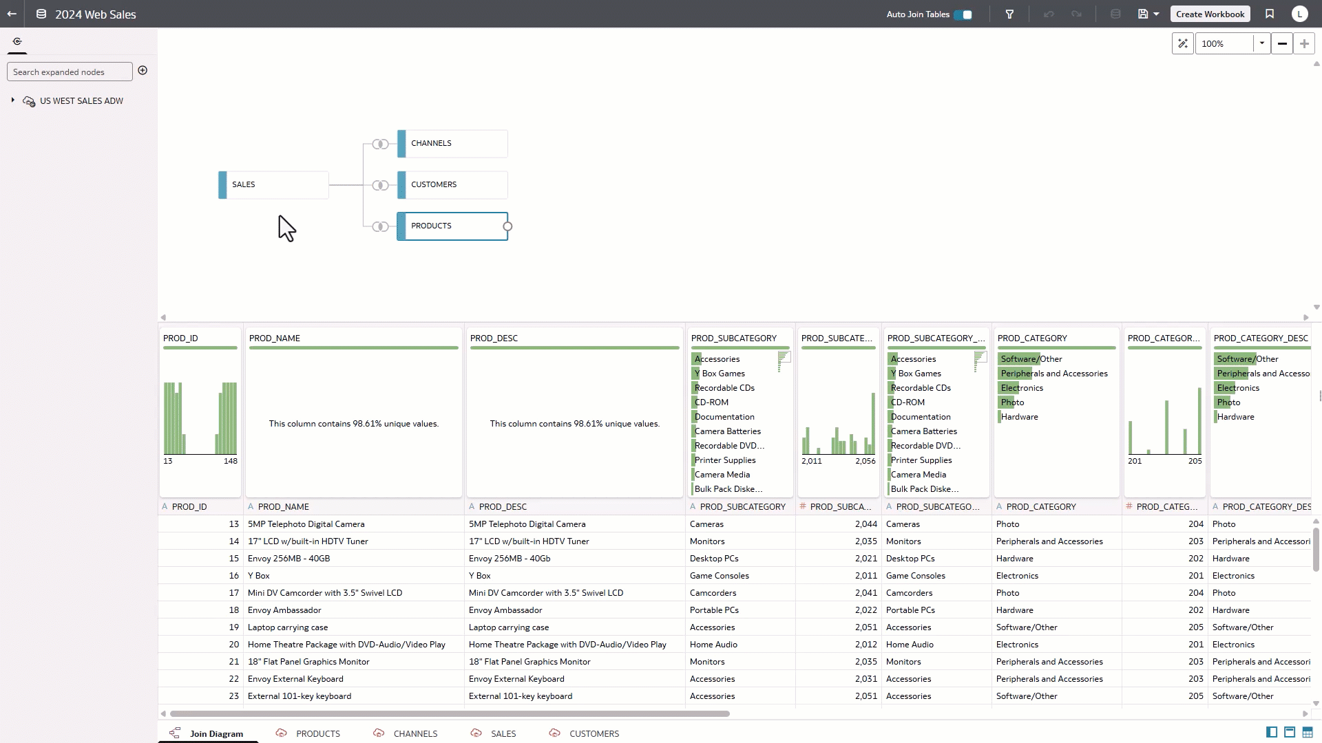 Figure 2 - Easily replace database connections with right-click replace