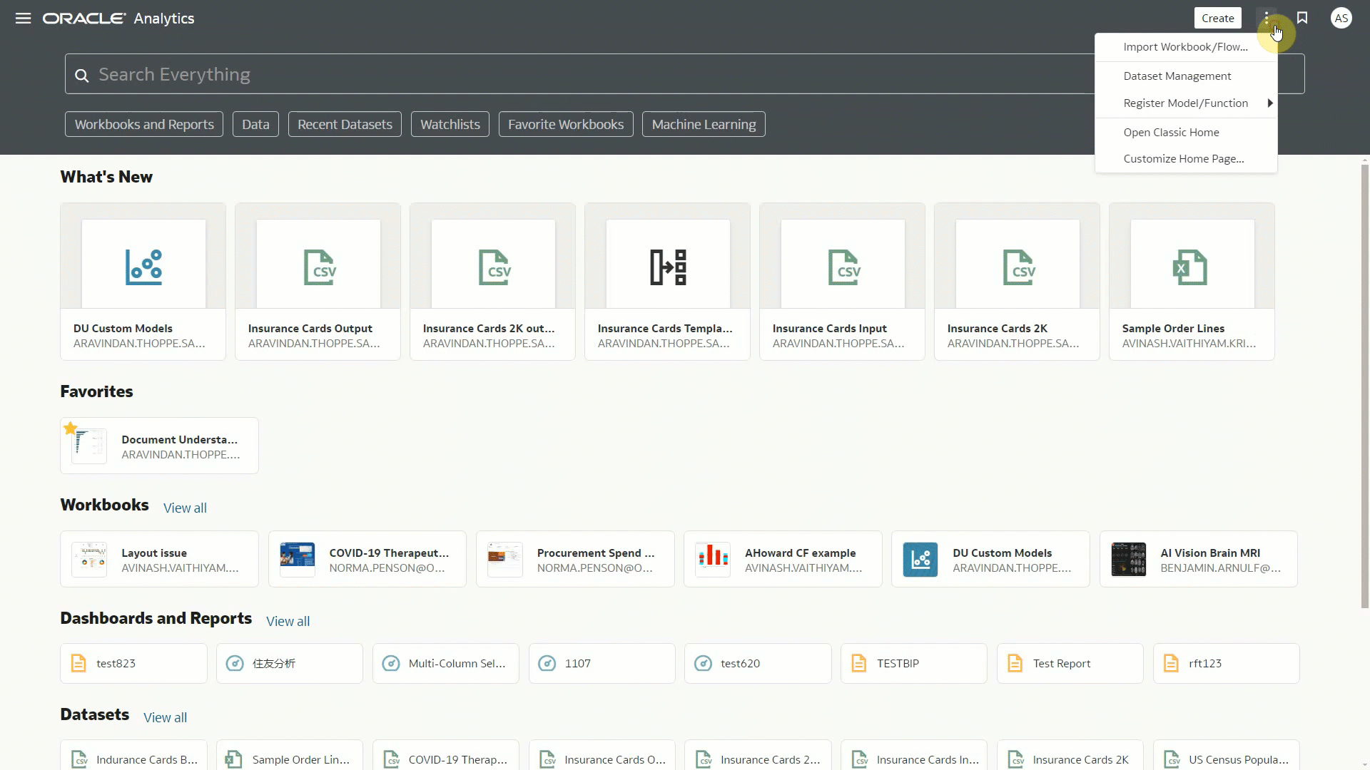 Figure 2: Deploying a custom Key Value Extraction Document Understanding model in Oracle Analytics Cloud