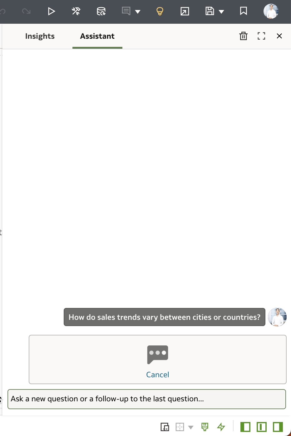 AI Assistant with complex questions