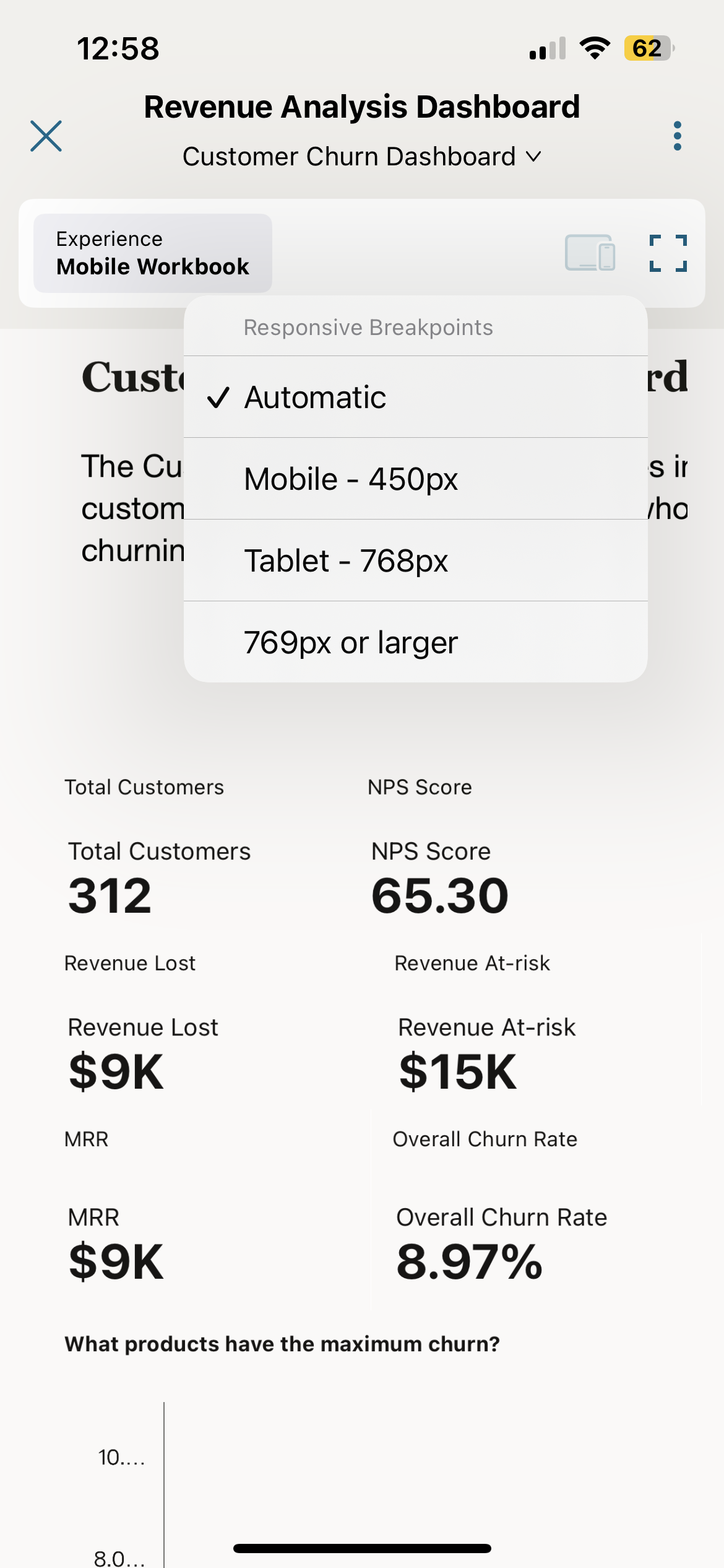 Mobile responsive breakpoints