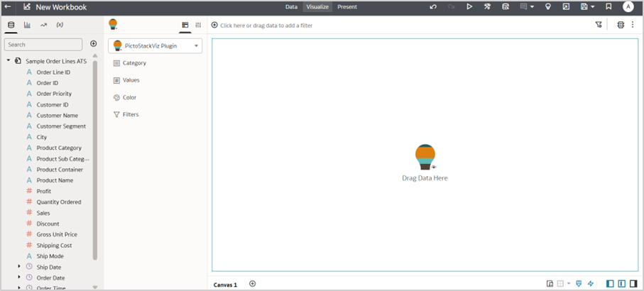 PictoStack On Canvas