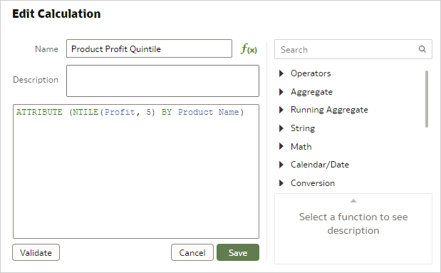 Product quintile by profit contribution