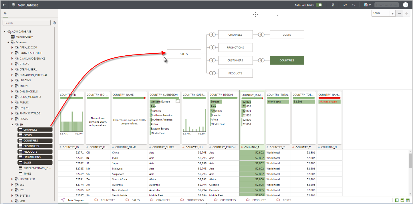 Create Dataset to be used for Role Based Filters example use case