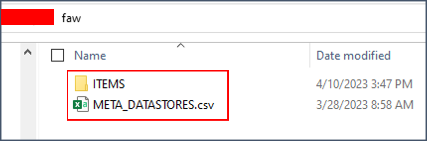 SFTP Folder Structure