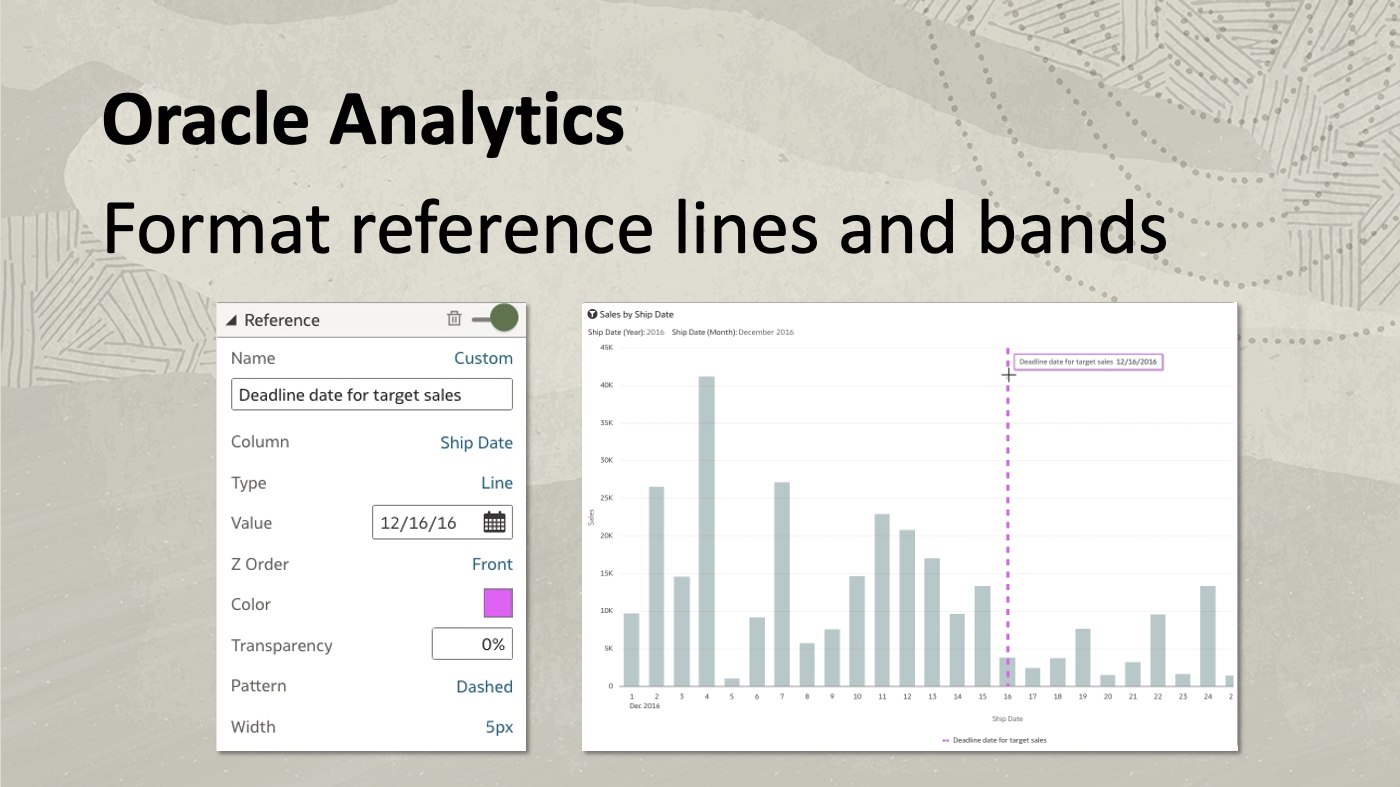 Format Reference Lines and Bands