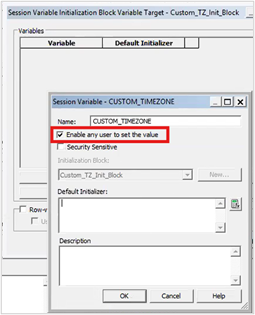 Enable User to set the Value