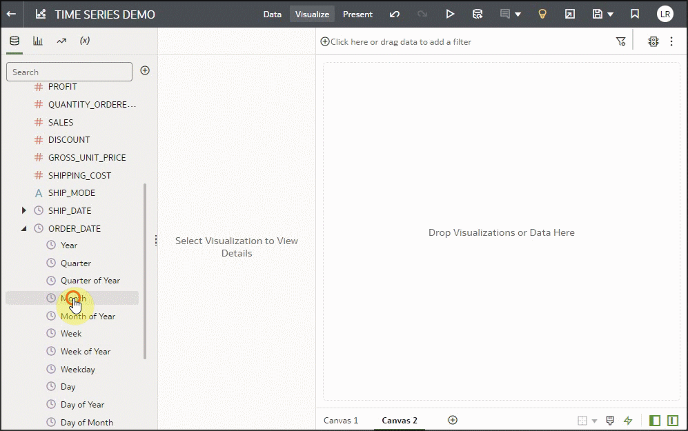 Create Year to Date Sales