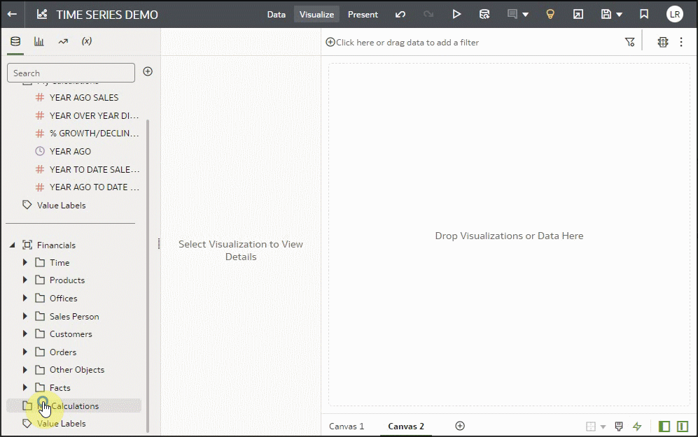 Create YEAR AGO for Subject Area