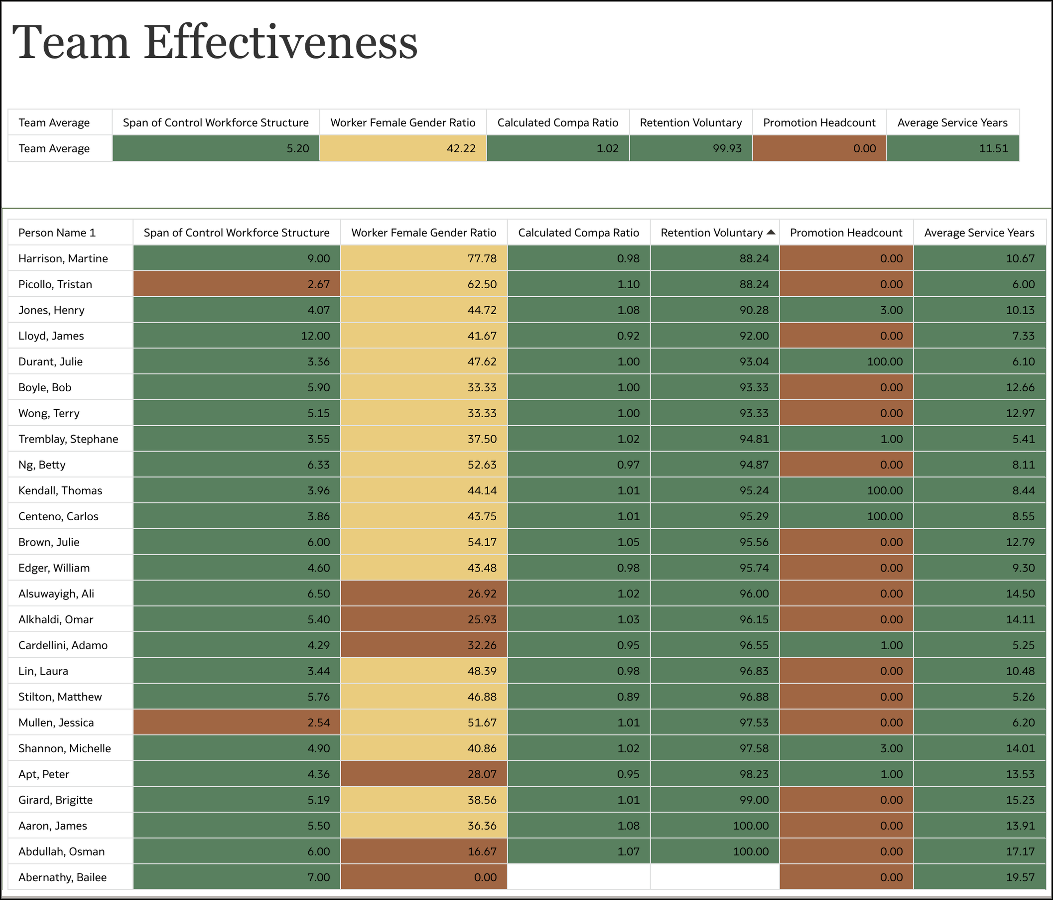 Team Effectiveness