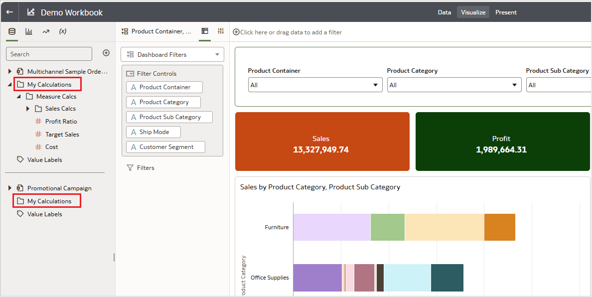 Un-blended data sources