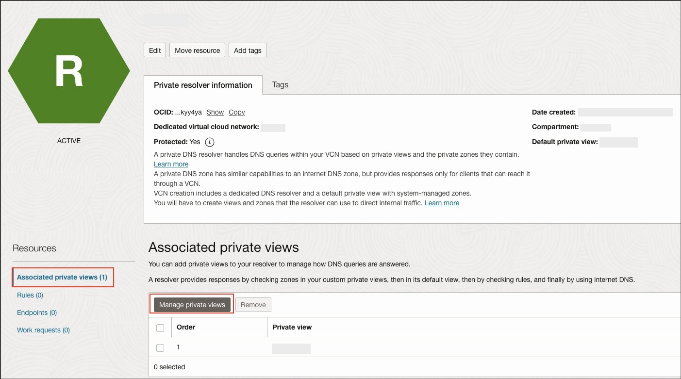 Associated private views