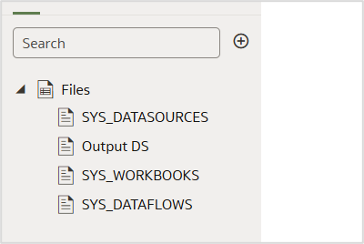 Create a multi-table dataset with output