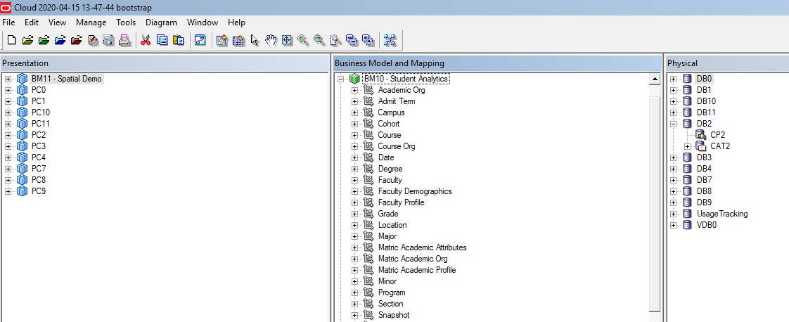 Oracle Analytics Repositories