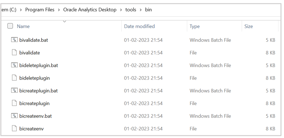 pic 8 bicreateenv bin files