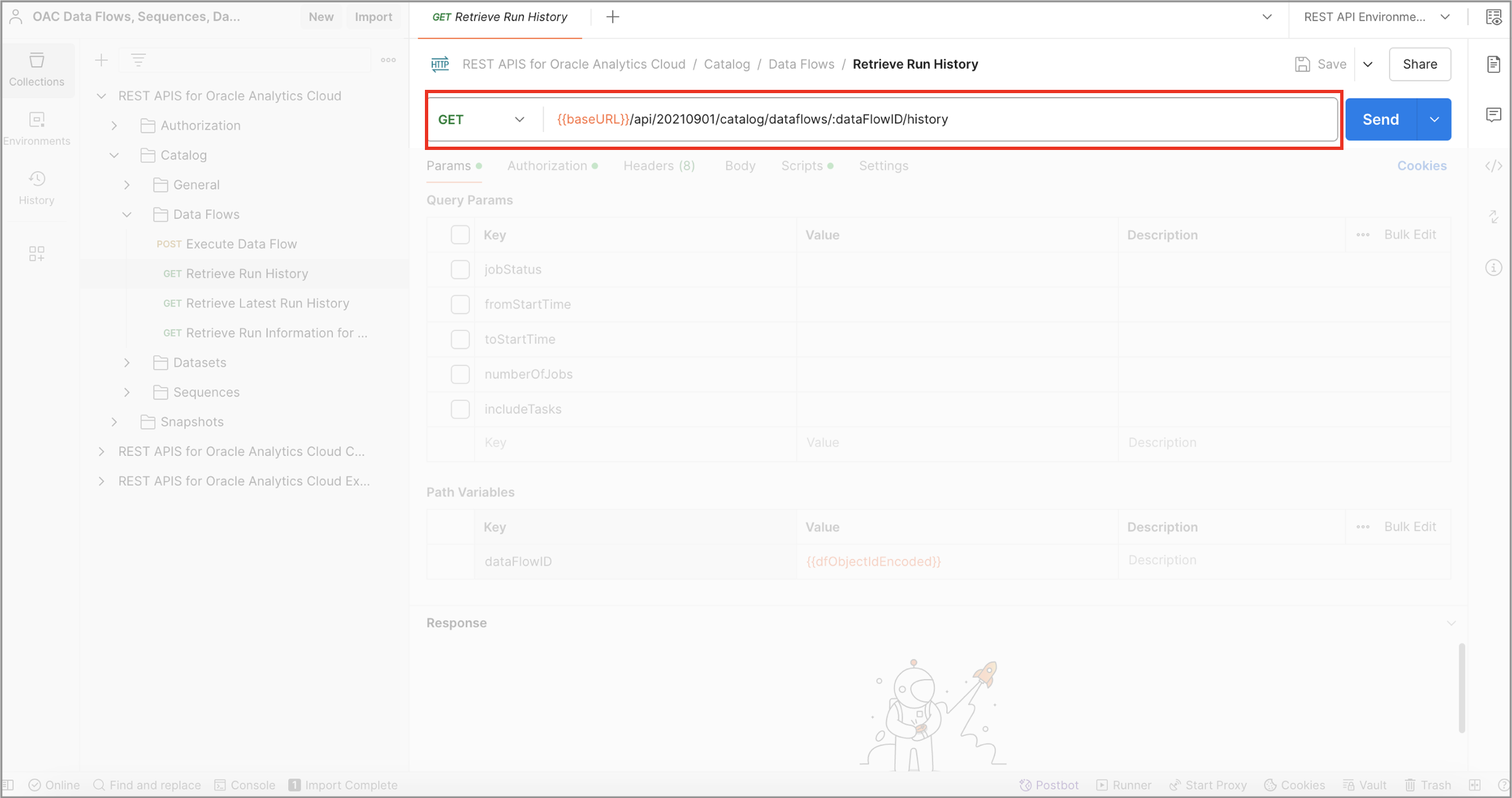 Base URL and endpoint
