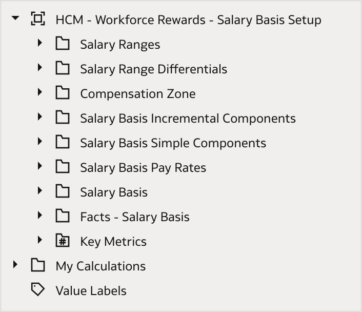 Salary Basis Setup subject area