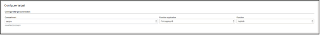 Configure Service Connector Target