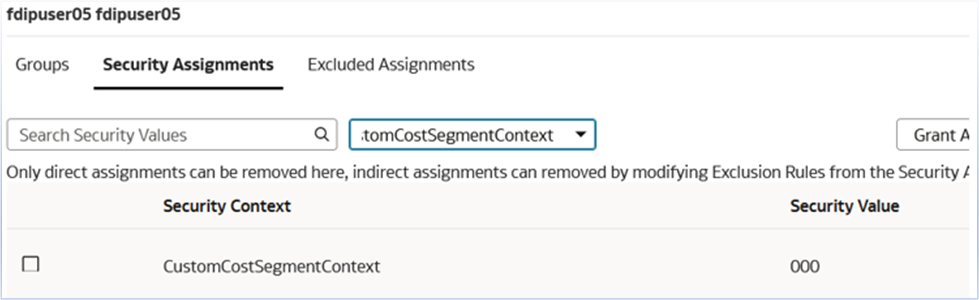 Security Assignments