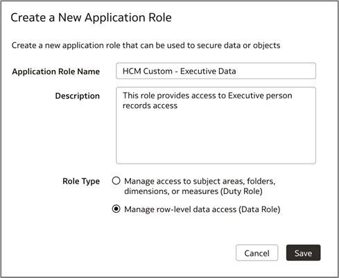 image - create application role