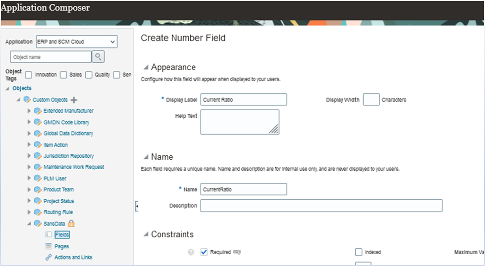 Access Application Composer