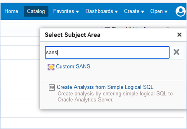 Select Subject Areas