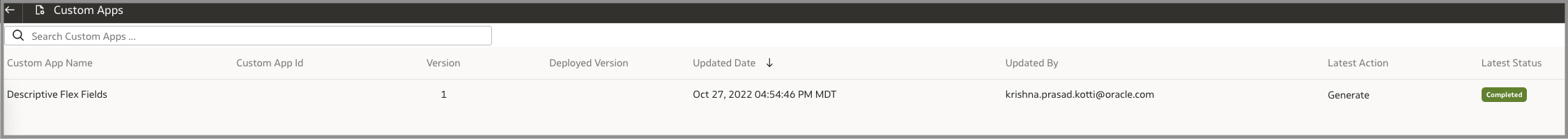 DFF Mapper Schedule Complete