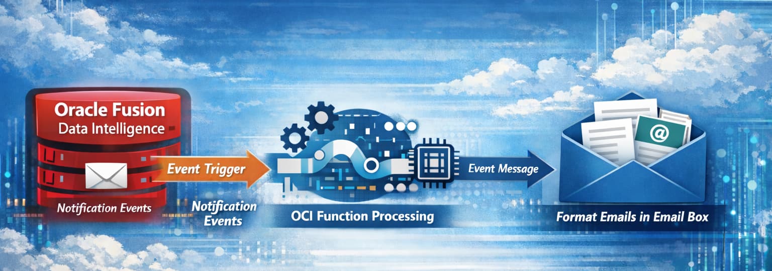 Formatting Oracle Fusion Data Intelligence Pipeline Email Notifications