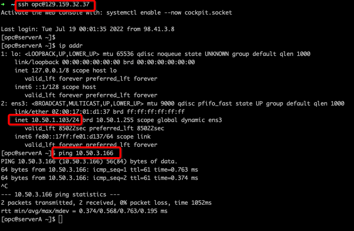 Intra VCN DRG Routing via Spoke VCN Traffic