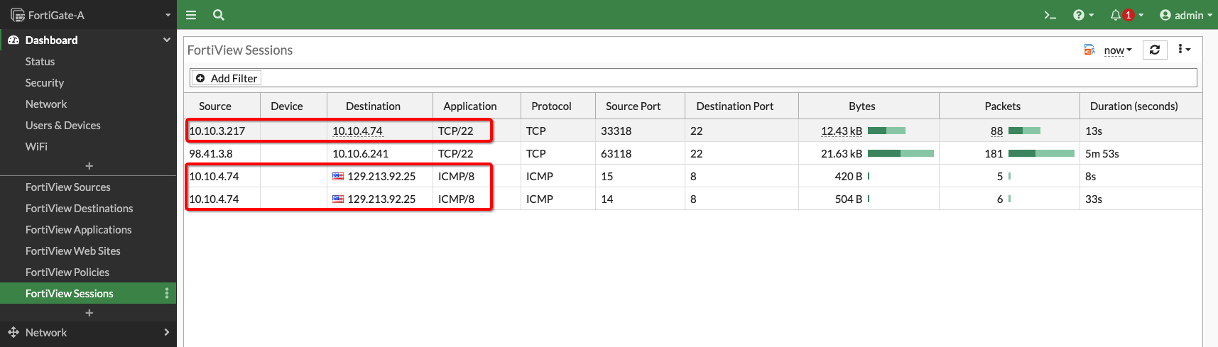 FirewallClientServerTraffic