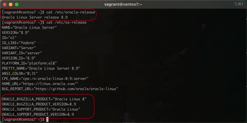 Check OS release available - Oracle Linux 8