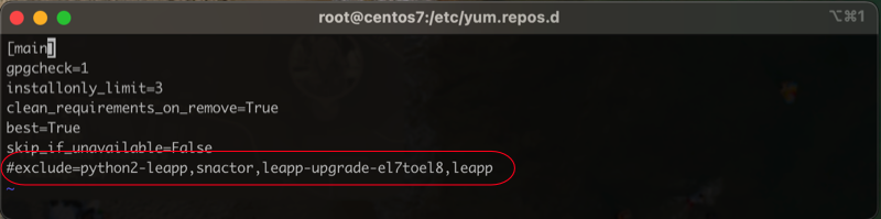 Remove remaining CentOS 7 packages