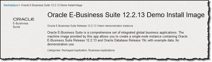 EBS 12.2.13 Demo Install Image