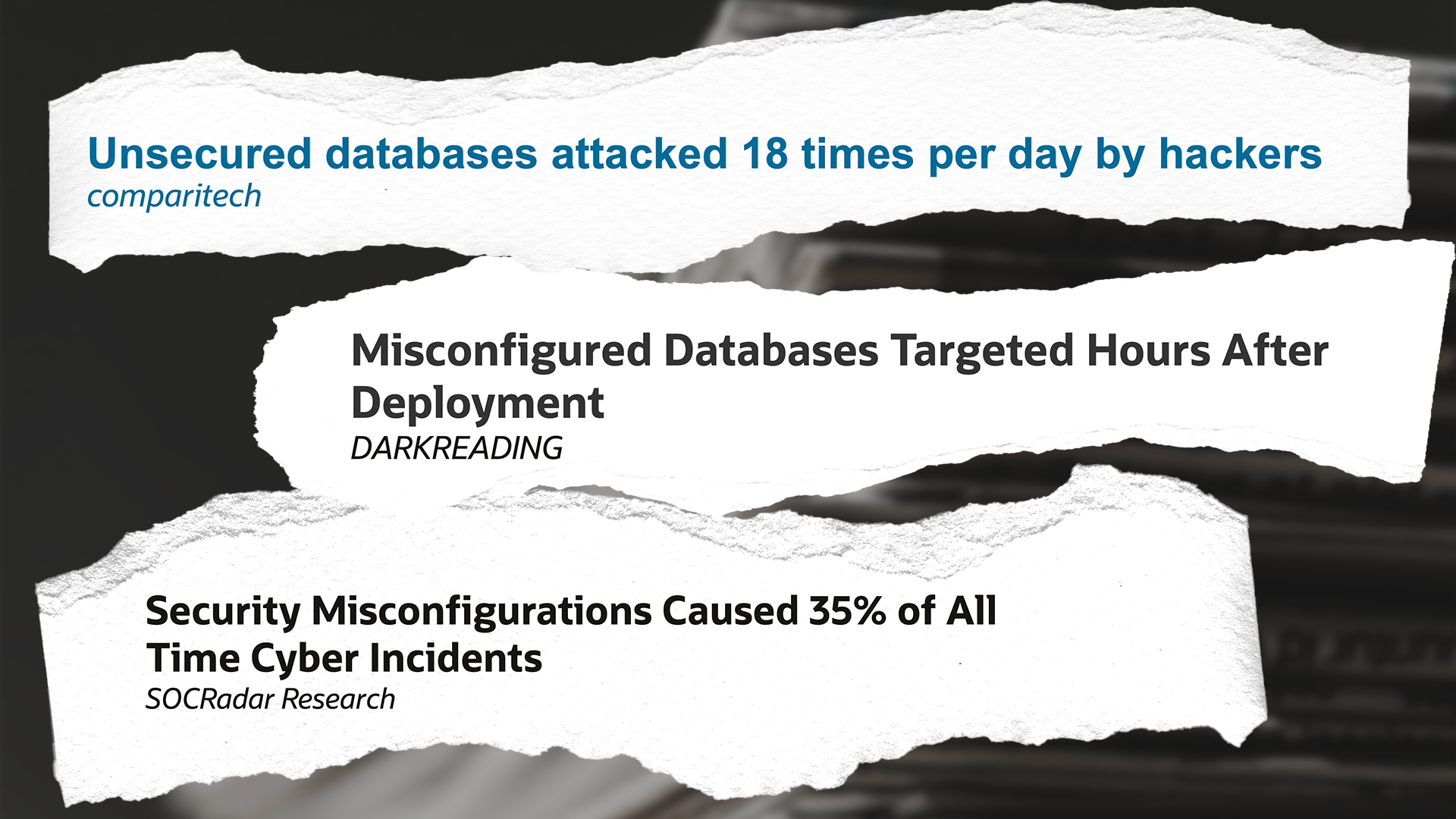 Headlines of data breach incidents
