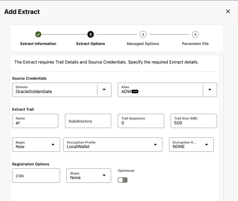 Create CDC Extract 2