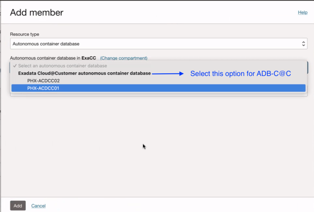 ADB-C@C-Member Selection