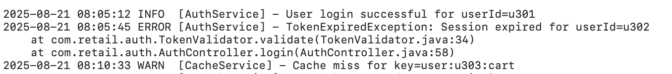 アプリエラーログ
