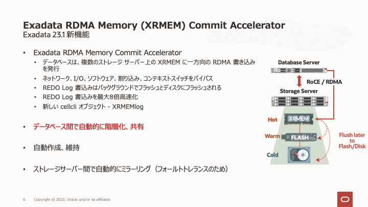 Exadata RDMA Memory (XRMEM) Commit Accelerrator