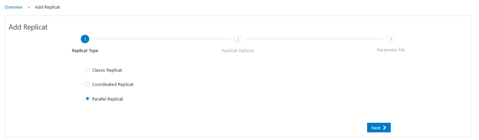 Add CDC Replicat - 1/3