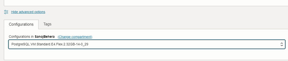OCI PostgreSQL Creation 7