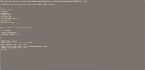 LOAD command to load data