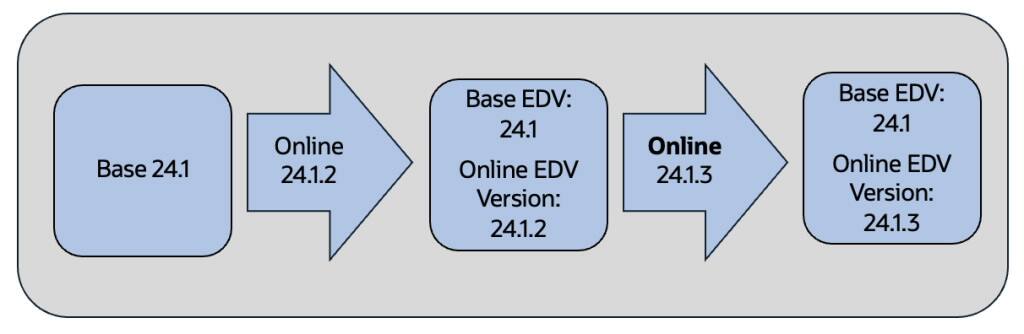 online patching of EDV