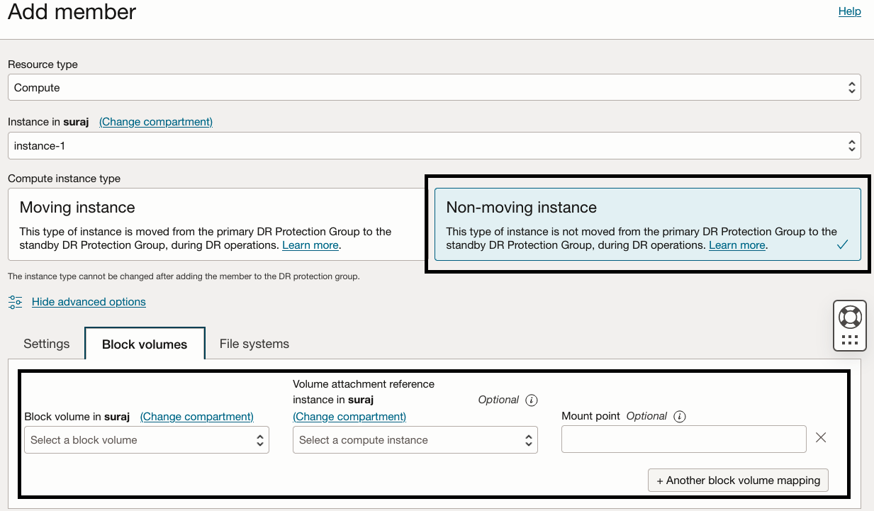 non-moving compute features
