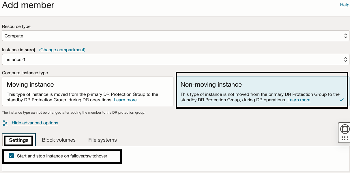Non-moving-restart-compute